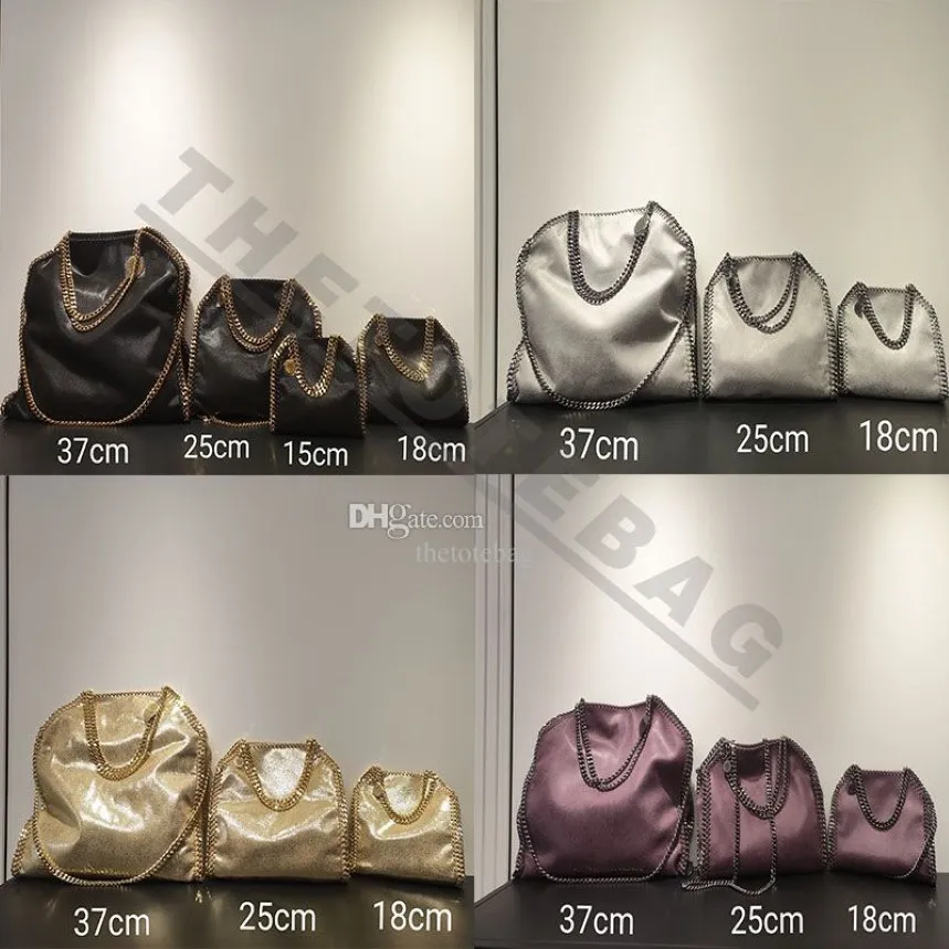 Stella McCartney sac fourre-tout Falabella Grande Mode Femmes Noir Chaîne Sacs À Provisions Messenger En Cuir Mini Sacs À Main De Luxe Designer 186c