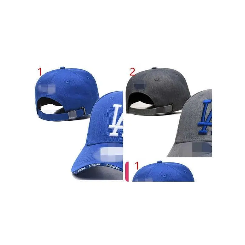 Cappellini da baseball La Hat Trucker Uomo Designer S 2024 Cappelli da baseball Est per uomo Berretto da donna Rotondo Attivo Lettera regolabile con visiera H5-5.23-9 Dr Dhdaz