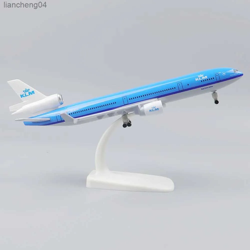 航空機モドルメタルエアプレーンモデル20cm 1 400 Holland McDonnell Douglas Metal Replica Alloy Landing Gear Collectible Toy Gift