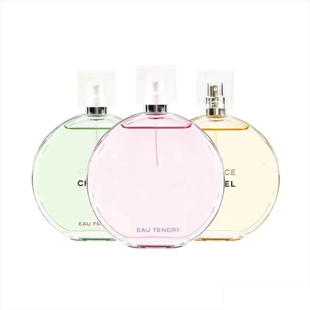 Fragrância Mulheres Por Rosa Amarelo Verde Encontro Eau Tendre 100Ml Versão Mais Alta Estilo Clássico Longa Duração Gota Entrega Saúde Bea Dhnlh