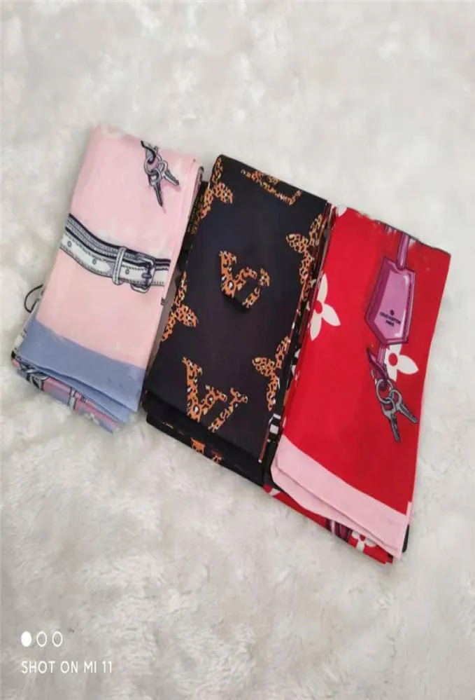 Роскошный бренд Women039s модные шарфы дизайнерская повязка на голову классическая сумка шарф высокого качества из шелкового материала размер 8120см9256812