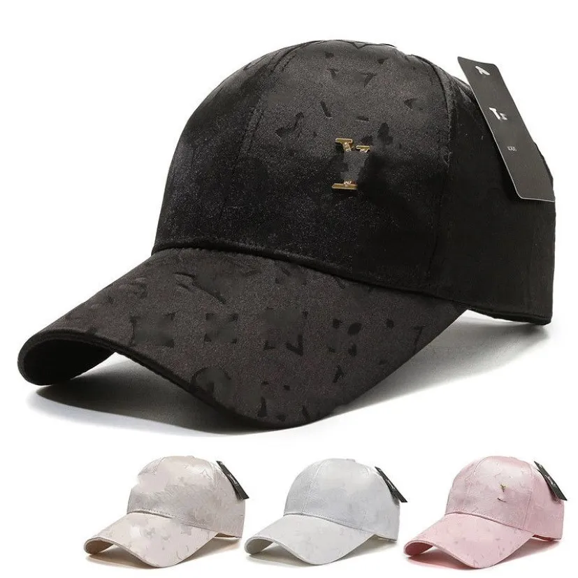 Kvinnans mössa Fashion Men's Hat Designer Baseball Cap broderad Alfabet Sun Visor Cap Hat Outdoor Trave254o