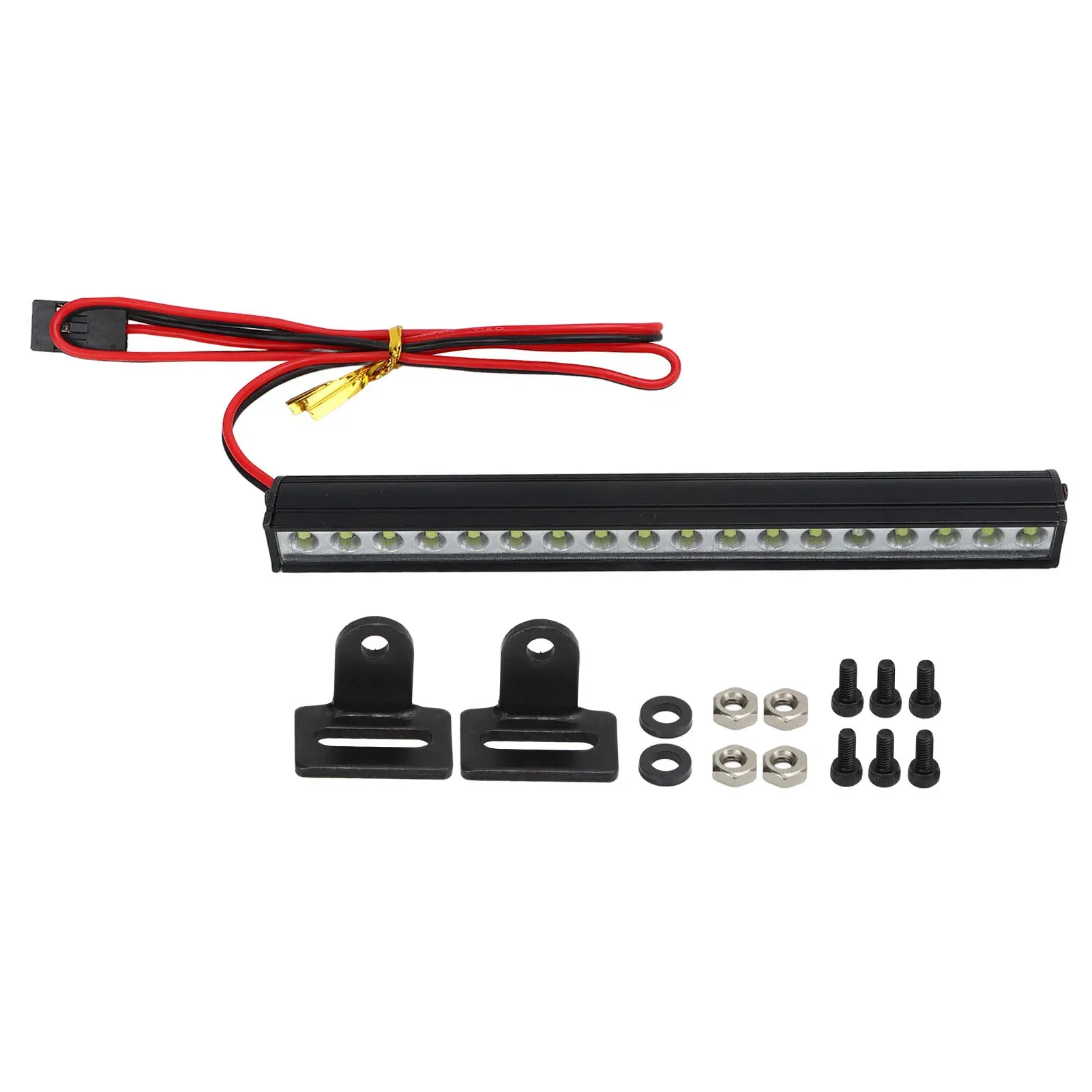 Finders RC Car Light Bar 18 LED LED LUCE PACILE da installare Decoration RC Roof Light Bar 514.8V per 1/10 RC Crawler per 1/12 RC