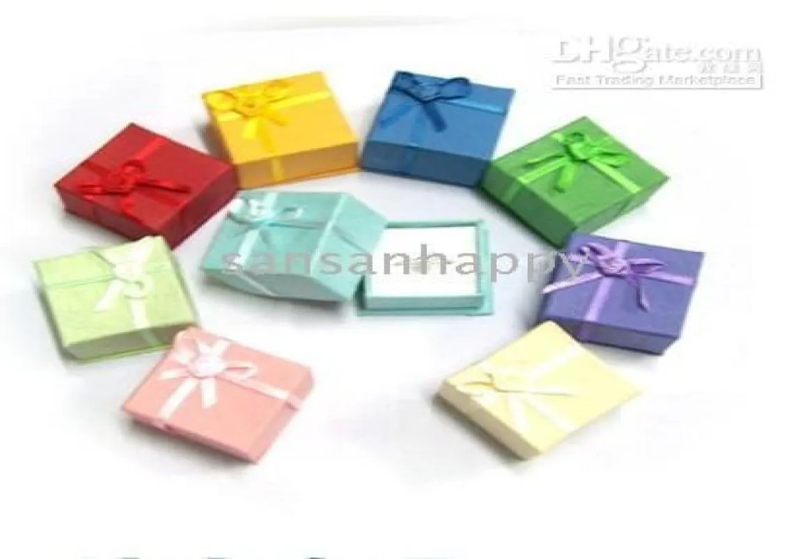 Boîte-cadeau à bijoux 48 pièces, pour bague de taille 4cm 16quot 4cm 16quot3cm12quot, mélange de couleurs, non compris ring7294525
