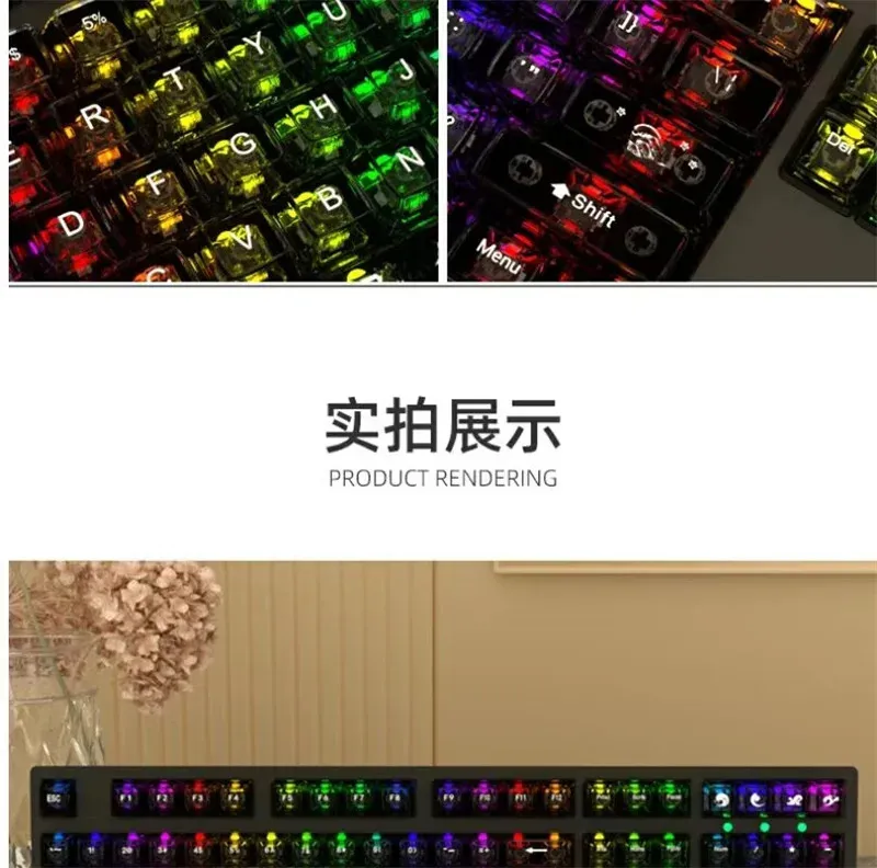 Mechanical Keyboard CBSA Profile PC Keycap Clear... From Ning04, $13.81 ...