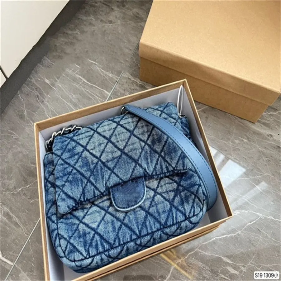 Borsa a tracolla in denim dal vecchio design realizzata con borse leggere morbide e di grande capacità, borsa a tracolla casual per lo shopping e i viaggi da donna Pu250v