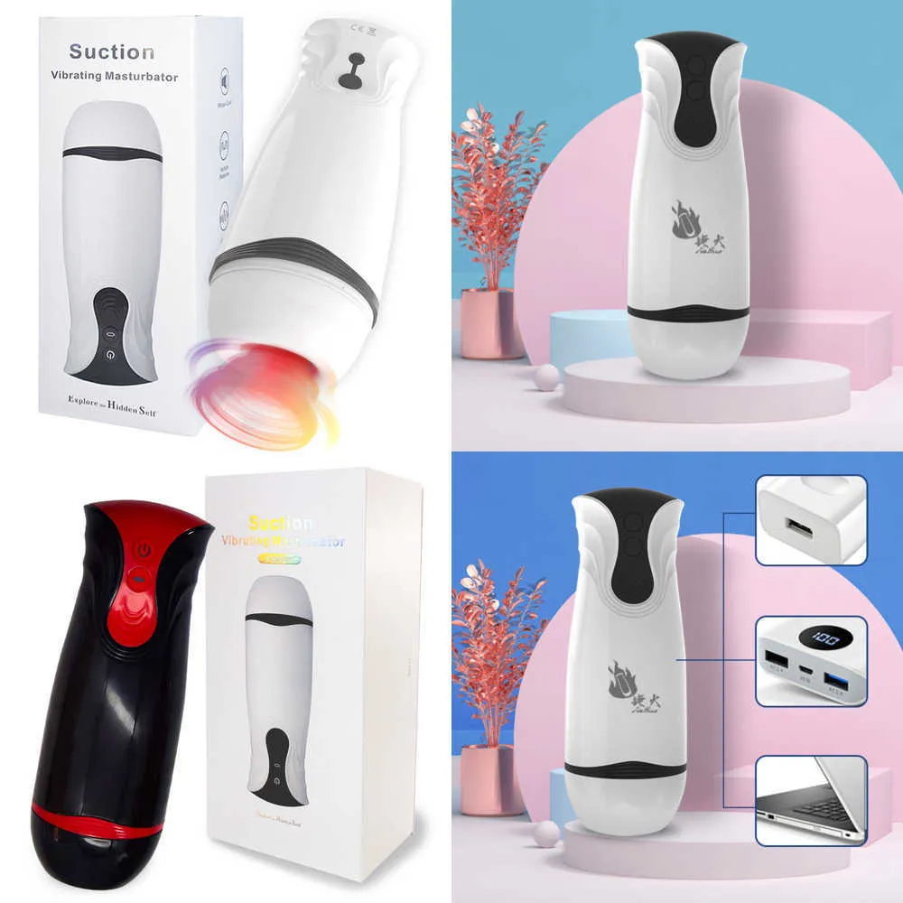 male sex toy Masturbators New Aircraft Cup Fully Automatic Suction and Masturbation Device for Exercise Penis Inverted Mold Adult Sexual Products