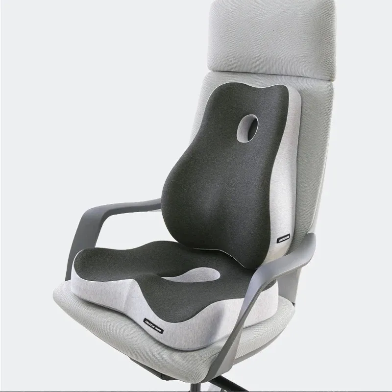 Mousse à mémoire de forme Coccyx chaise coussin siège coussin bureau siège dossier soutien taille oreiller Massage lombaire orthopédique oreiller fesse 240222