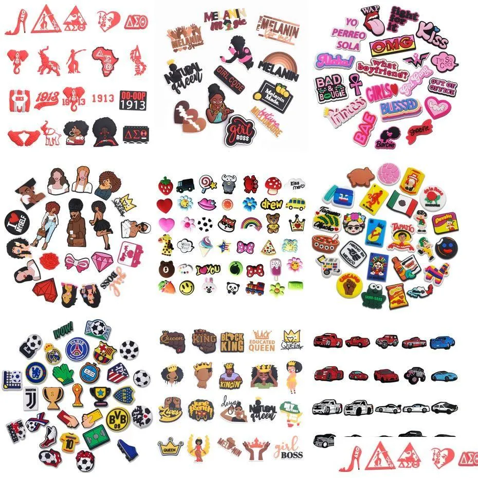 Shoe Parts Accessories Moredays Charms Black Lives Matter Decoration For Kids Boy Girls Women Party Favors Birthday Gifts Series D Dhxqs