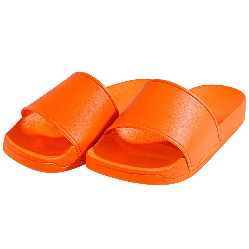 Domowe slajdy domowe Użyj kapcie basenów do kąpieli dla mężczyzn kobiety panie swobodne sandały 2024 Orange