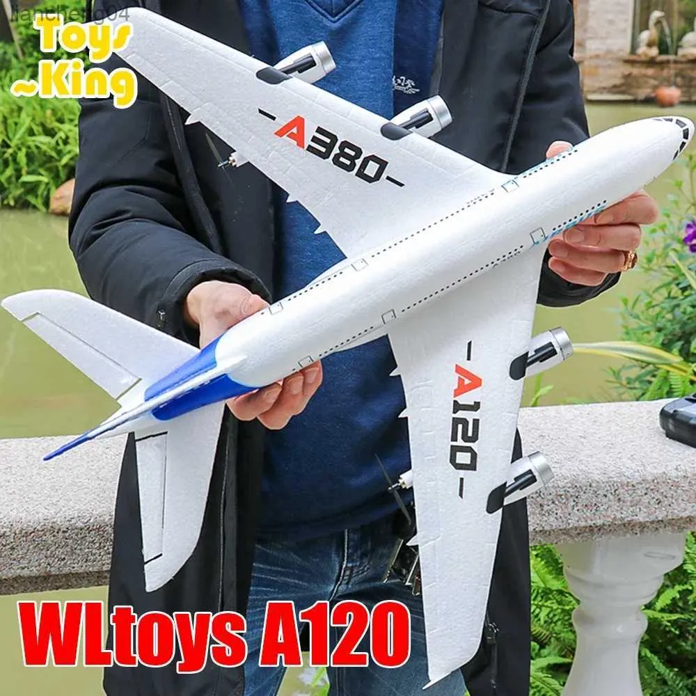 Модель самолета Wltoys XK A120 RC Plane 3CH 2.4G EPP Машина с дистанционным управлением Самолет с неподвижным крылом RTF A380 RC Модель самолета Уличная игрушка для детей