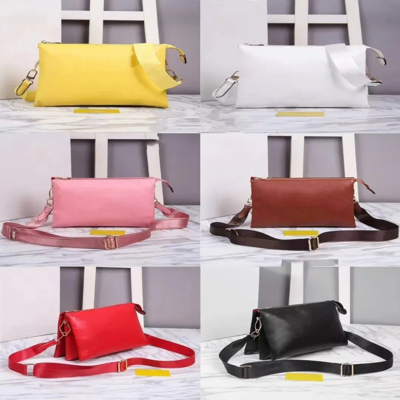 YY Designer Sling Cousin Clutch Bag Portemonnee Multi Color Handtas Portemonnee Riem Cross Body Chain Late Fashion Twee schouderbanden Embos233p