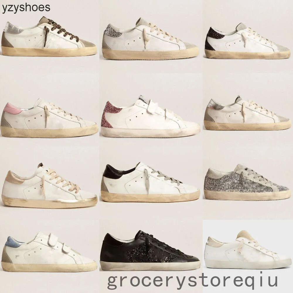 Goldenss Goosess Designer Italy Brand Women Casual Shoes Golden Superstar Sneakers Sequin Classic White Do-Old Dirty Super Sta