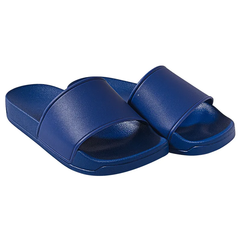 Trendy Couples Home Bathroom Sandals and Slippers 2024 navy