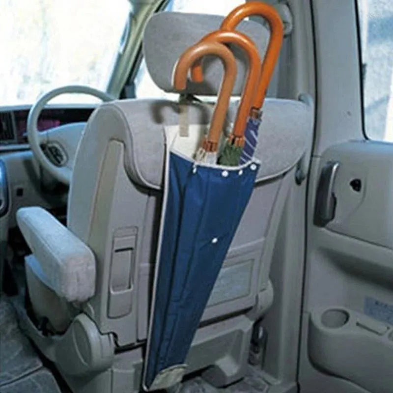 Accessoires d'intérieur, ensembles de parapluies imperméables pour voiture, housse pliable, sac de rangement, supports de transport