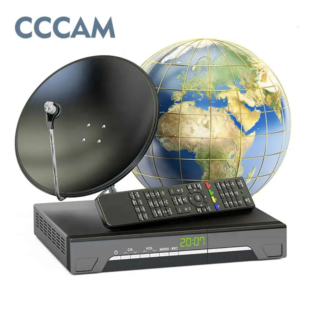 7 lignes Oscam Cccam Cline Stable coupe rapide pologne slovaquie Europe TVP 4K C + câble pour récepteur de télévision par Satellite DVB-S2 Test gratuit