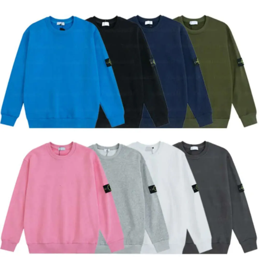 2024 Hommes Stones Islands Sweatshirt Jumper Sweat à capuche à manches longues Pull Femme Casual Couple Lâche Brassard brodé Sweat à capuche de haute qualité M-XXL 668vvv