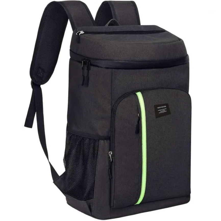 Denuoniss sac isotherme grande capacité sac à dos Portable sac de glace étanche sacs à déjeuner pour pique-nique randonnée Camp209T