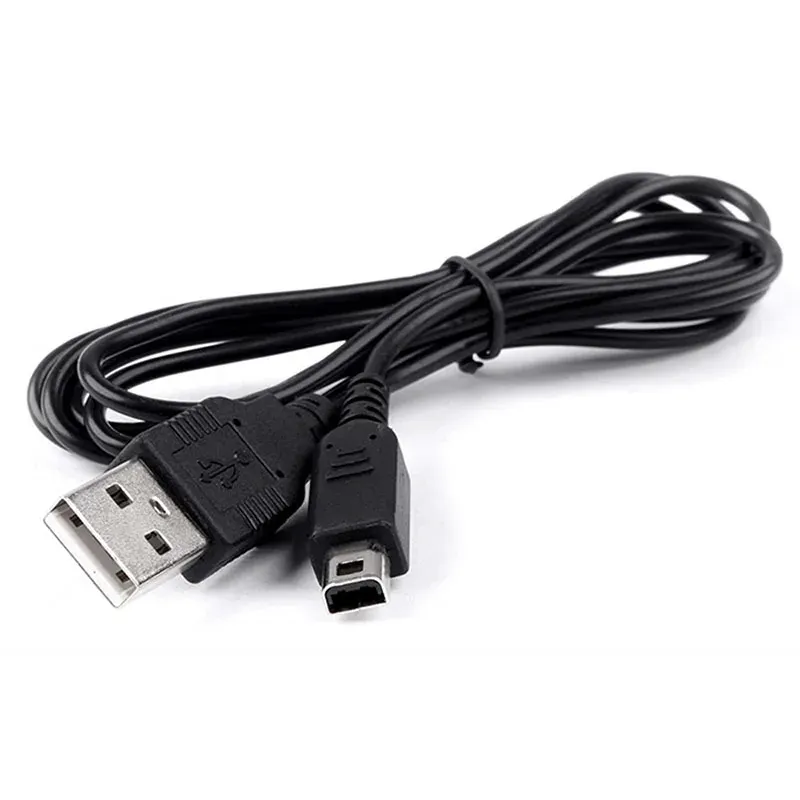 Kablar 50st USB Data Sync laddningsledningsledning USB Power Cabel Cord Charger för Nintendo 3DS DSI NDSI XL. / DS Lite NDSL / NDS GBA SP