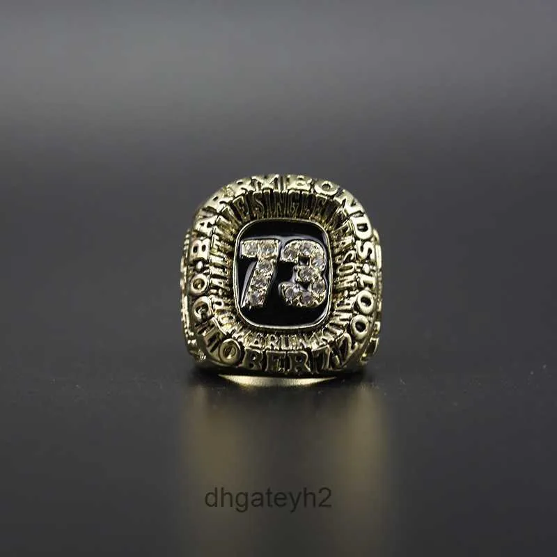 3Z99 Band Rings Mlb Hall of Fame Giants Player 73 Barry Bonds Ring 3gfw