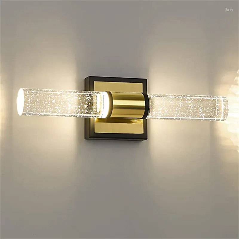 Wandlamp Moderne Kristallen Lampen Voor Woonkamer Slaapkamer Goud/Chroom/Zwart Lichten Bubble Schaduw Home Decor Badkamer Binnenarmaturen