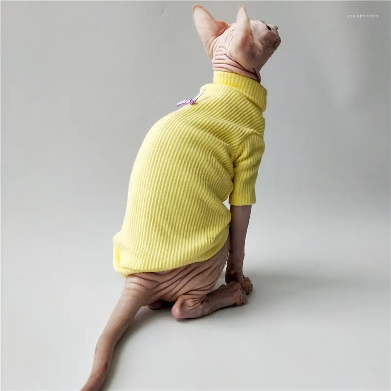 Kostiumy kota Ubrania Sphynx Spring Summer Apparel nagie stroje Kitten Fairless