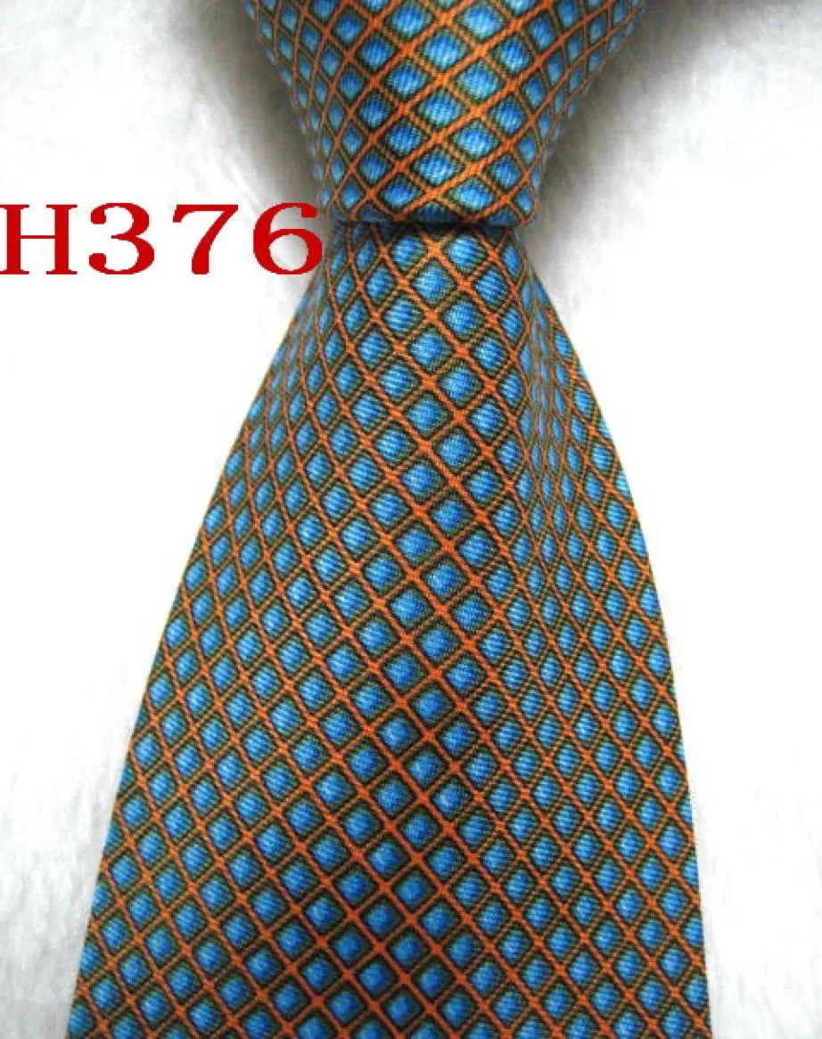 H376 100Seiden-Jacquard-gewebte handgefertigte Herrenkrawatte039s-Krawatte018416112