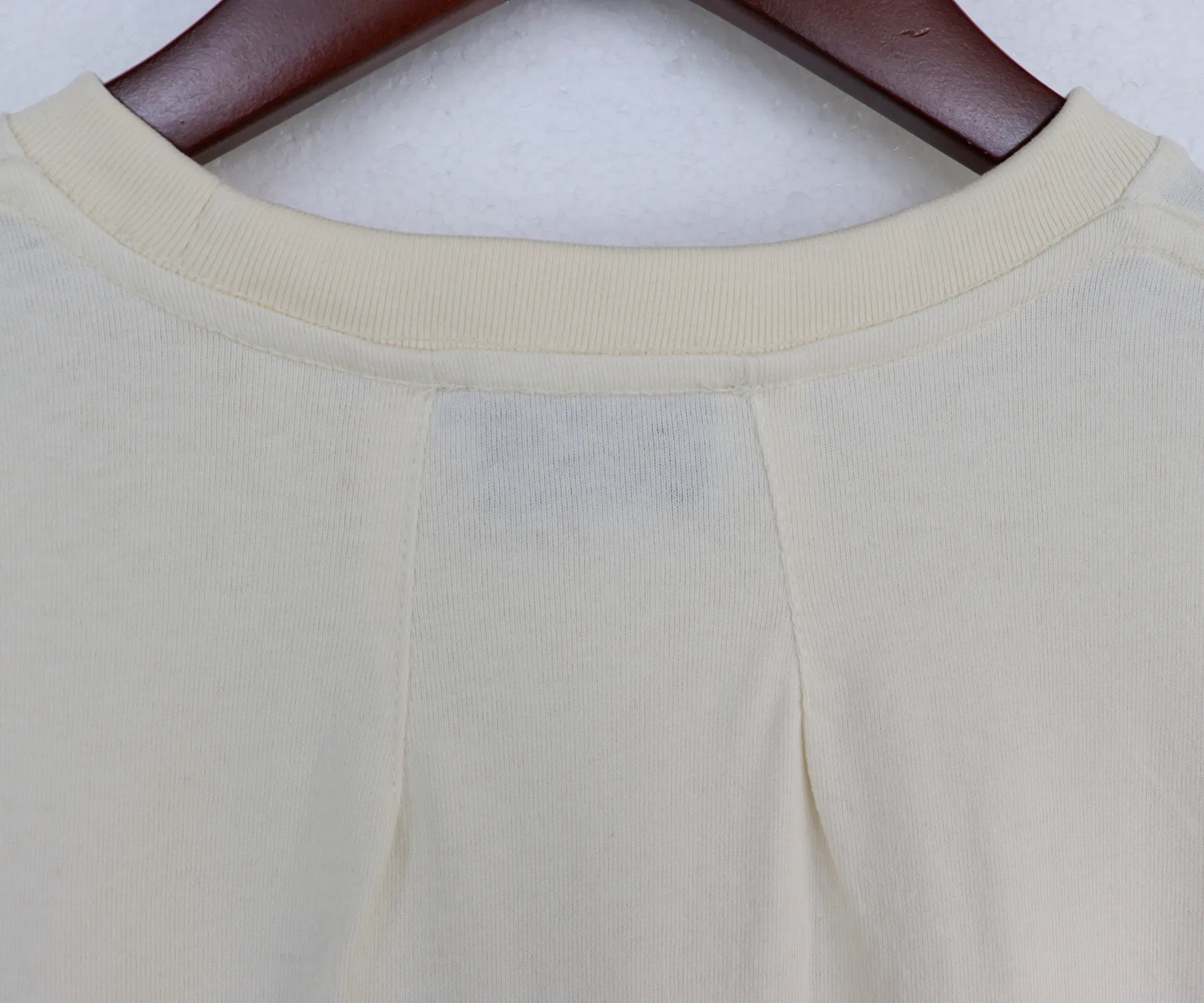 футболка с графическим рисунком дизайнерская рубашка rhude Бежевая мужская футболка Свободная удобная футболка с буквенным принтом для выхода в свет S-XL
