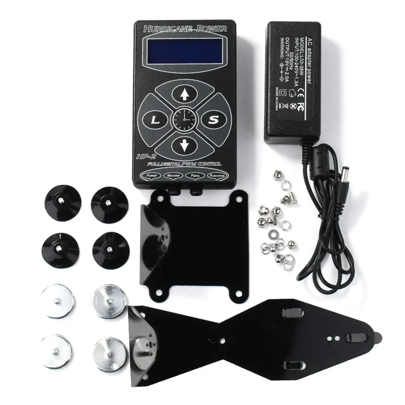 Medicine Profession HP2 Tattoo Power Supply Digital Dual LCD Display för Tattoo Hine