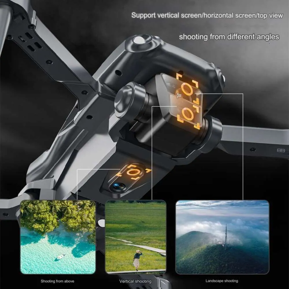 Nuovo P25 pro Drone Flusso ottico Fotografia aerea ad alta definizione Quattro assi a lungo raggio Evitamento ostacoli Giocattolo aereo telecomandato