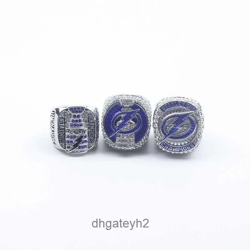 4MXO Band Rings 2004 2020 2021 Nhl Tampa Bay Lightning Champion Ring Set 3 Anneaux Hockey 2ntn