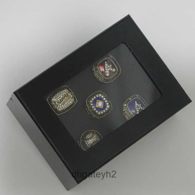 Кольца PBEJ Band для бейсбола 1991, 1992, 1995, 1996, 1999 годов, набор колец чемпионата Atlanta Warriors Championship из 5 Bws1
