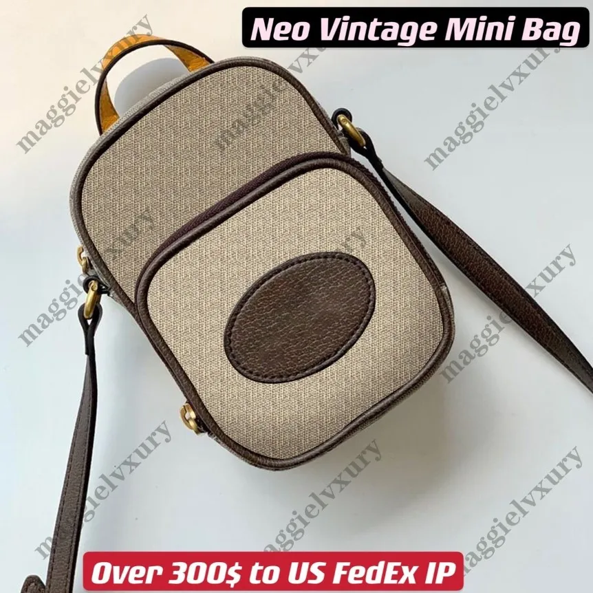 Oeo Vintage Mini Bag 658556 TIGER HEAD SACHEL STELE WOMEN MĘŻCZYZNA