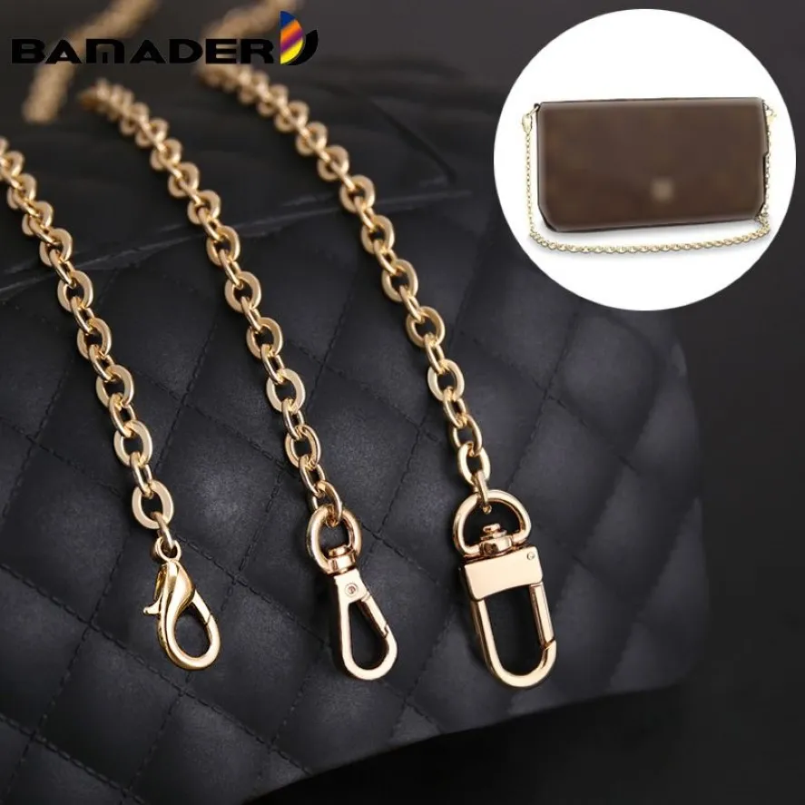 Bamader Chain Straps 고급 여성 가방 가방 금속 체인 패션 가방 액세서리 DIY 가방 스트랩 교체 고급 브랜드 체인 스트랩 220280S