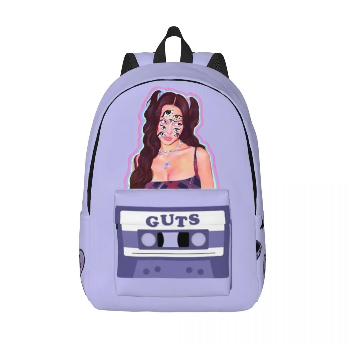 Backpack Sour Guts Vampire Olivia Rodrigo Backpack for Men Women Cool Student Work Daypack Laptop Computer Shoulder Bag Sports