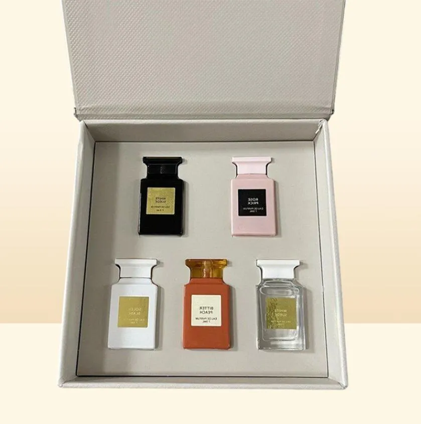 Coffret de parfum haut de gamme 75 ml x 54 fabuleux bois de rose daim blanc lavande pêche kit de parfum 5 en 1 coffret cadeau pour femme delive6858903