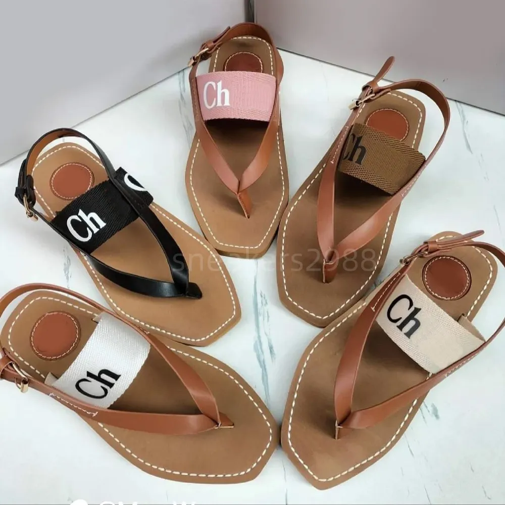 Sandálias de praia de designer de retalhos de couro feminino plataforma espinha de peixe chinelos casuais sapatos de verão sapatos planos sandálias femininas