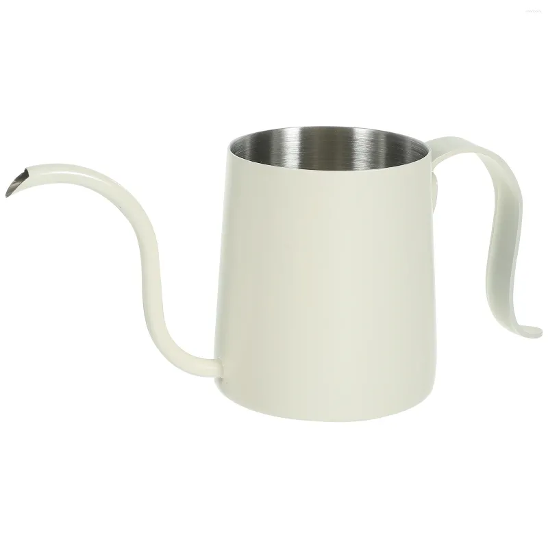 Ensembles de vaisselle suspendus oreille cafetière en acier inoxydable col de cygne bouilloire cuisinière haut machine station fournitures bureau cuisinière sablier eau