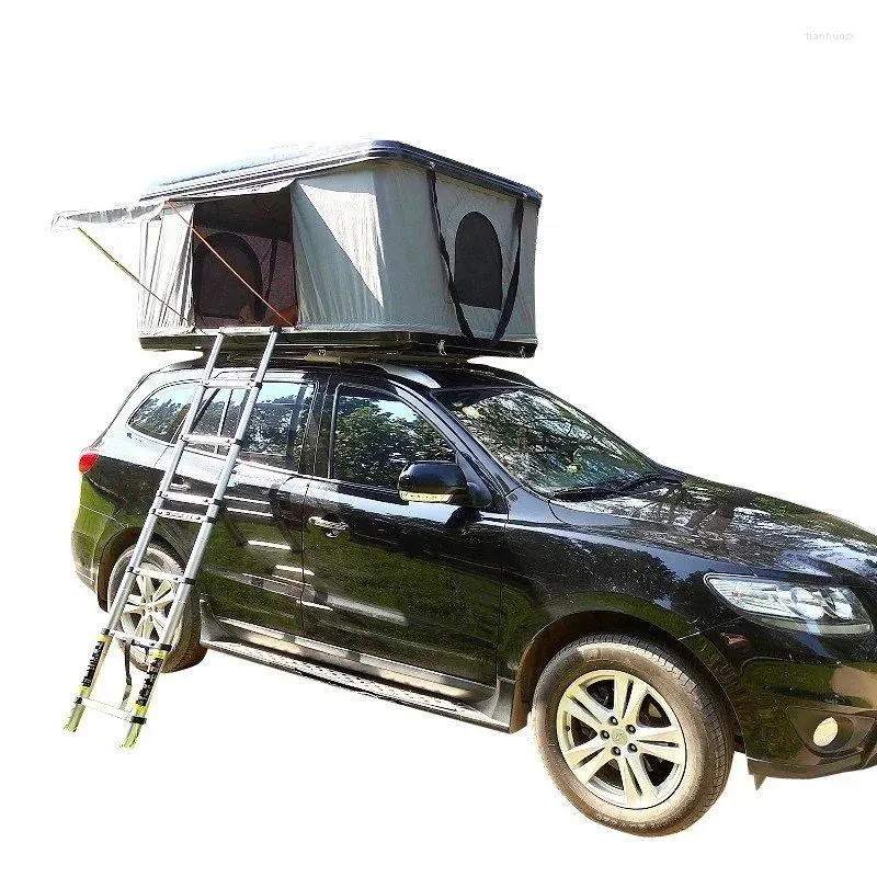 텐트와 대피소 옥상 하드 쉘 유리 섬유 SUV 4x4 차양 자동차 지붕 맨 텐트 자연 하이킹