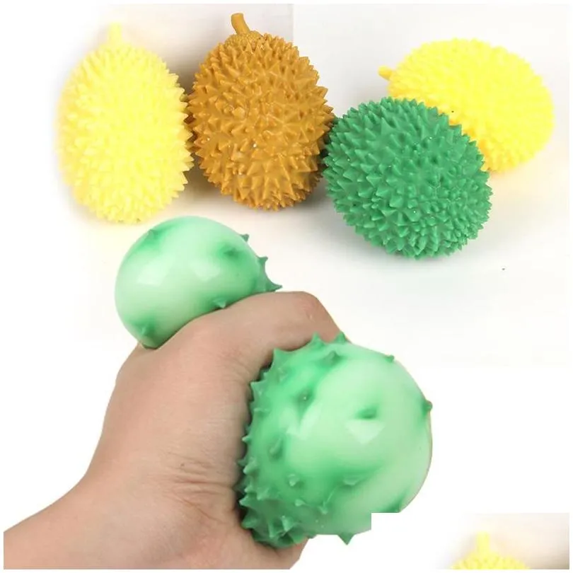 Jouet de décompression créatif Durian Vent Ball drôle Adt enfants Anti-anxiété livraison directe jouets cadeaux nouveauté Gag Dhof6