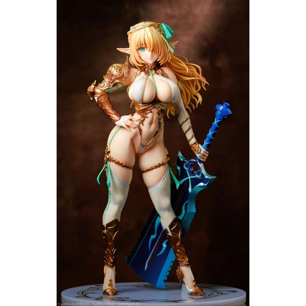 Anime Manga 26cm VERTEX Village 8th Villager Elf Mura Cecile 1/6 PVC Action Figure Hentai Adults Collection Model Toy 18+ Doll