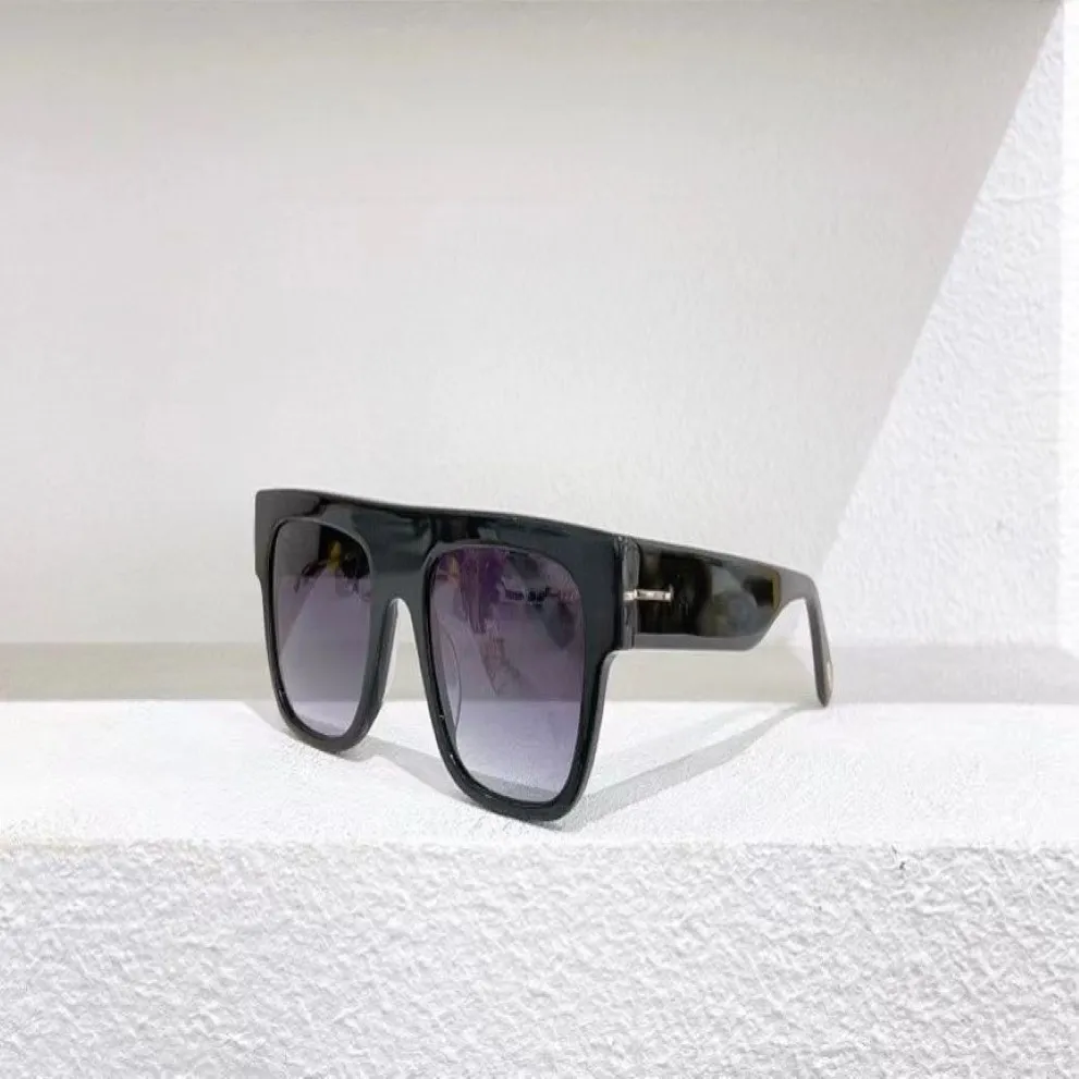 0847 Renee Squared lunettes de soleil pour hommes noir gris dégradé lentille gafa de sol mode lunettes de soleil nuances UV400 lunettes de protection 126259d