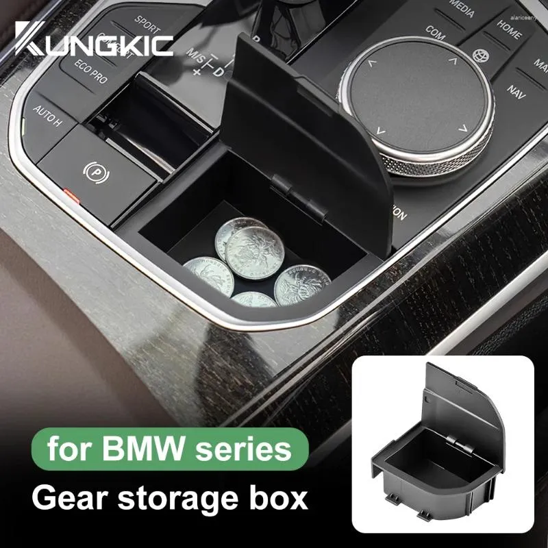 Car Organizer Storage Box For BMW 2 3 4 Series X3 X4 X5 X6 X7 F40 G20 G26 G01 G02 G05 G06 G07 I4 Modification LHD Console Gear Shift Lever