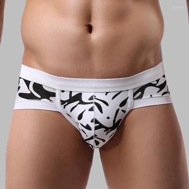 Calzoncillos calzoncillos al por mayor sexy ropa interior gay modal breve pantalones cortos hombre bragas transpirable bajo altura u bolsa convexa cueca m-xl