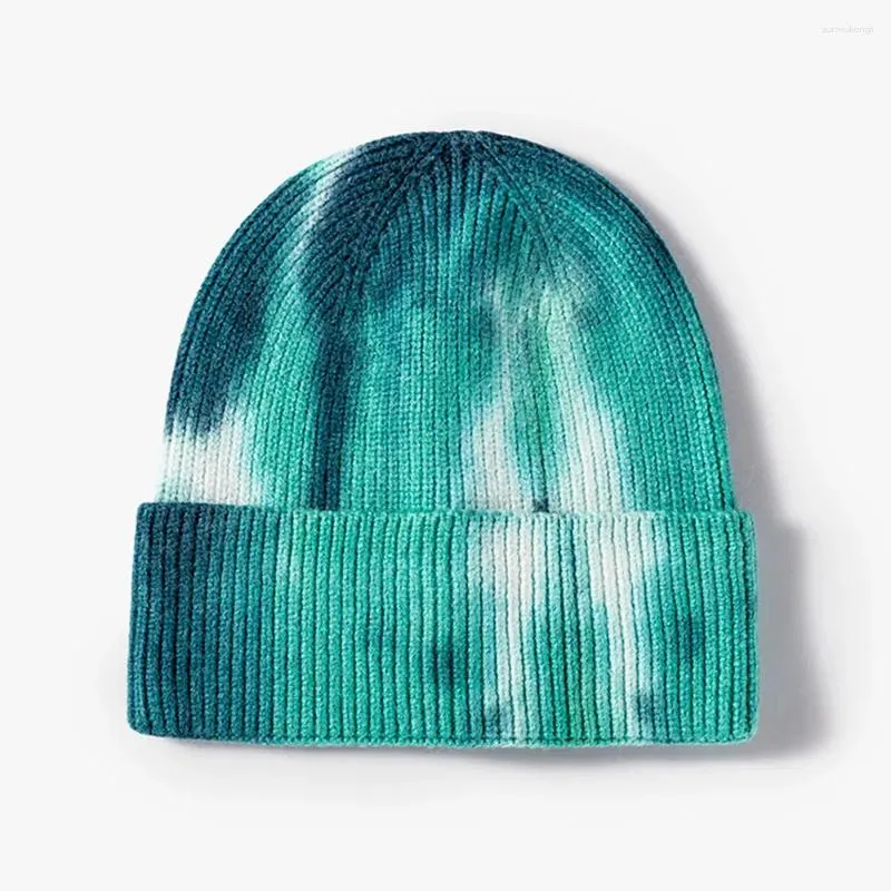 Gorro para mulheres cor ao ar livre chapéu de malha multicolor calor brimless frio boinas de lã outono inverno chapéus de malha 1lmic