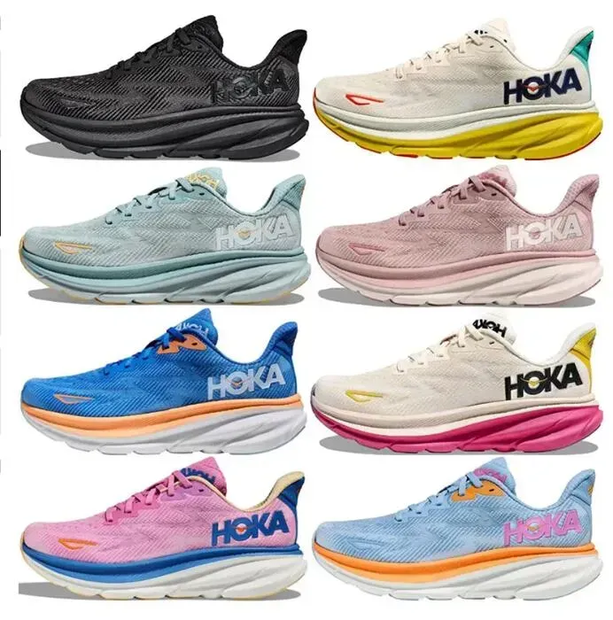 Hoka Bondi 8 One One Running Shoes Carbon X 2 Herr Sneakers Triple Black White Amber Yellow Summer Song Nimbus Cloud Men Women Designer Clifton 9 Trainers Size36-45