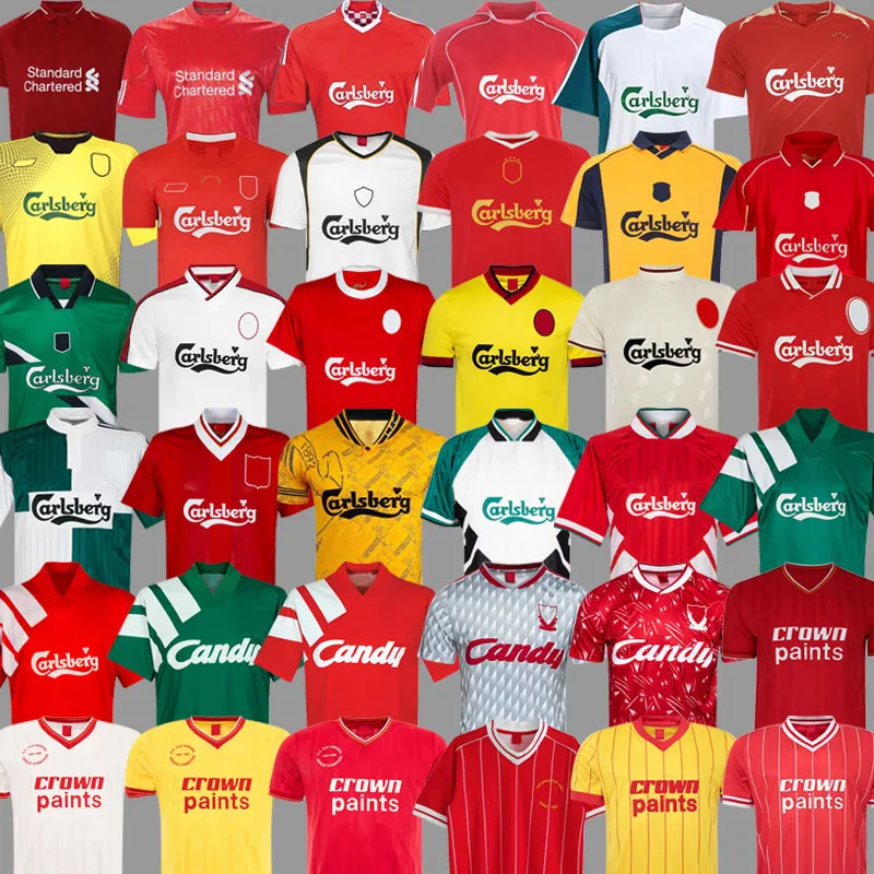 Dalglish Retro Soccer Jerseys Gerrard 2005 Smicer Alonso 10 11 Vintage Football Shirts 93 95 96 97 98 Fowler Torres 82 89 91 Maillot 85 86 Kuyt Keane 06 07 08 09 Suarez Sats