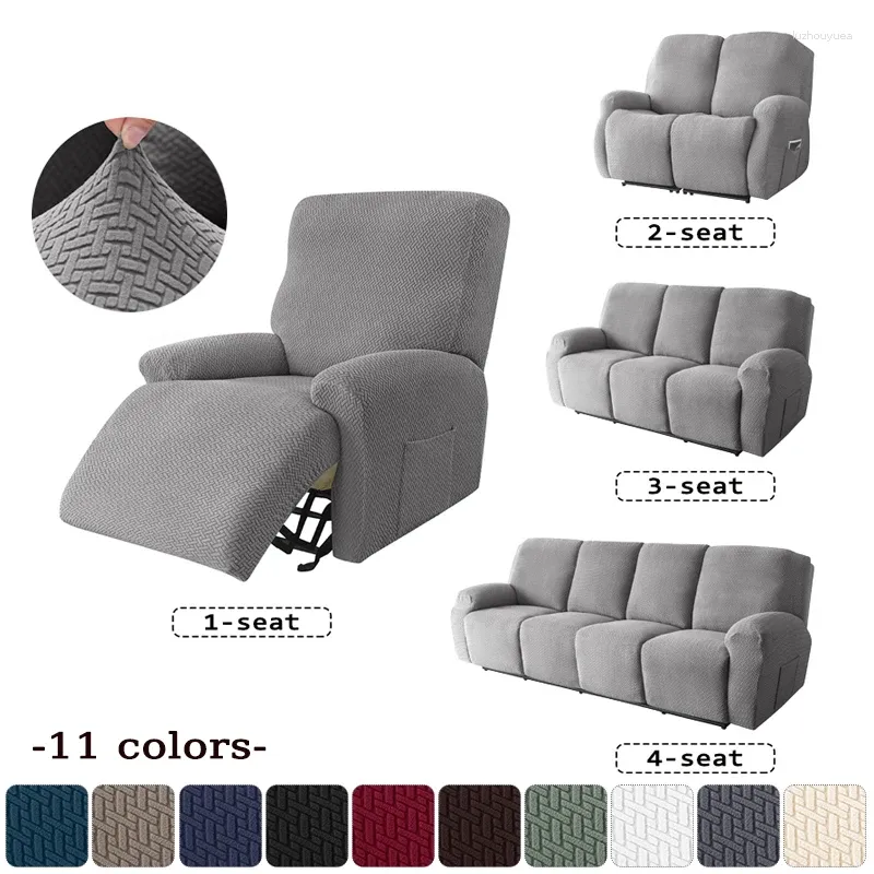 Stuhlhussen, elastisch, für Liegesofas, Jacquard, Schonbezug, Schutz für Lazy Boy, Relax-Sessel, Stretch-Couch für Wohnzimmer