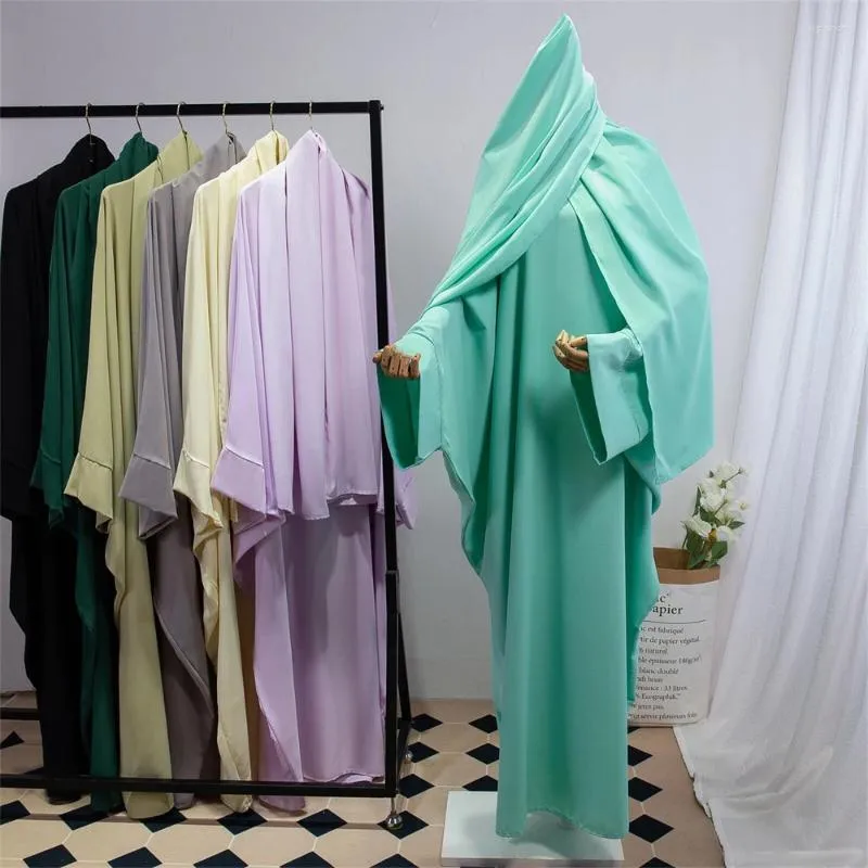 Etniska kläder eid djellaba kvinnor muslim