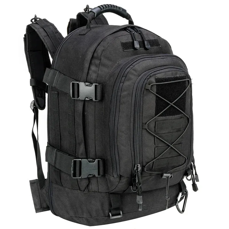 Duży 60L taktyczny plecak dla mężczyzn dla kobiet na zewnątrz wodoodporne plecaki turystyczne laptopa 240219